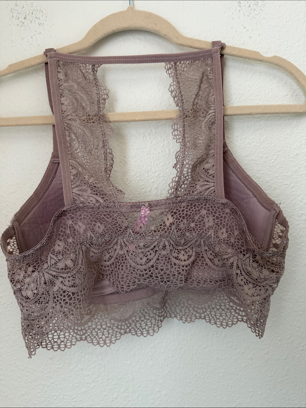 T Taupe Lacy Bra - Picture 5 of 6
